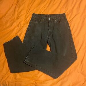 Levi's Men’s 550 Black Denim Jeans 34x36